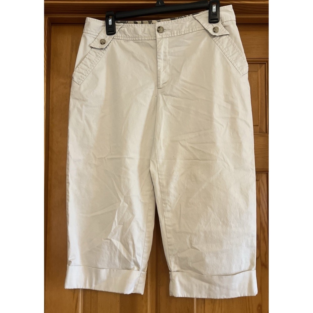 A.N.A Women's Khaki Capri Pants, Sz 10